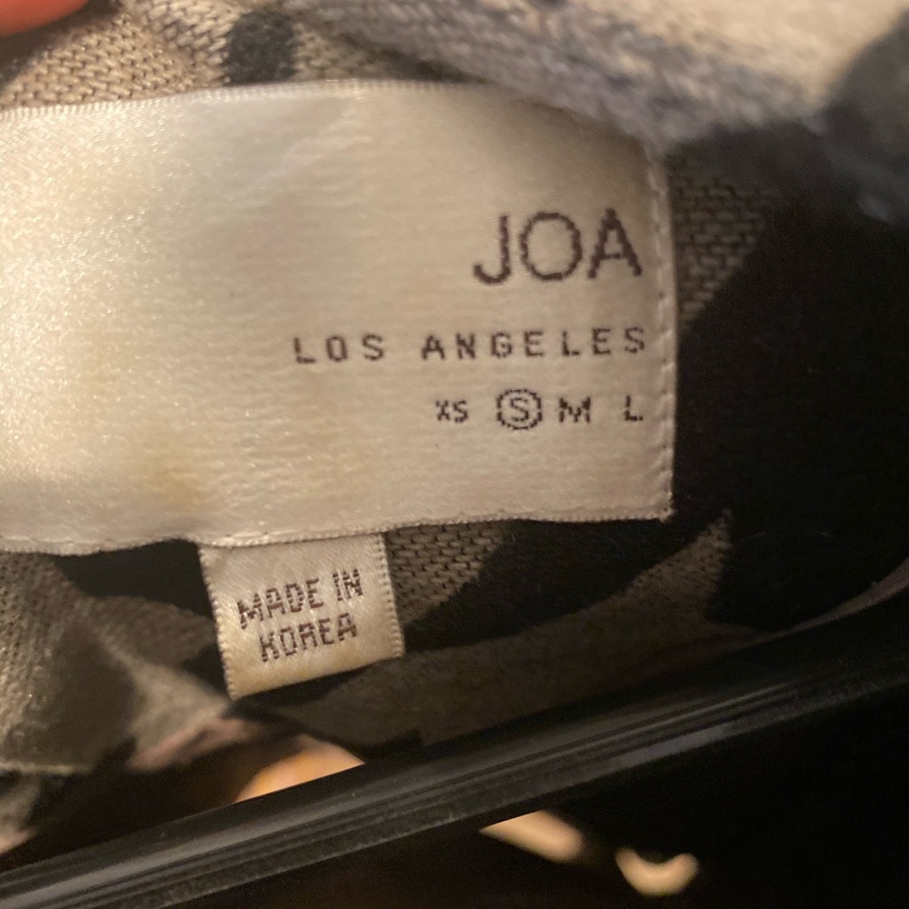 Gray and black houndstooth mini dress